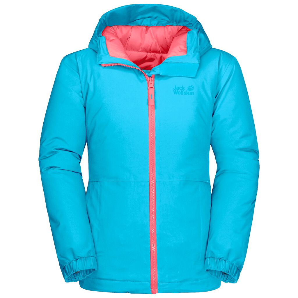 Jack Wolfskin ARGON STORM αντιανεμικα μπουφαν παιδικά τυρκουάζ/μπλε | GR7152331